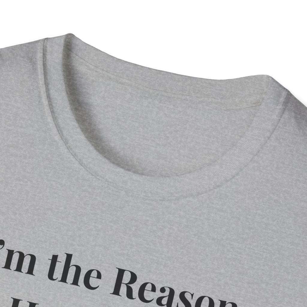 Funny Fathers Day Shirt  Im the Reason Hes Tired Gift from Kids