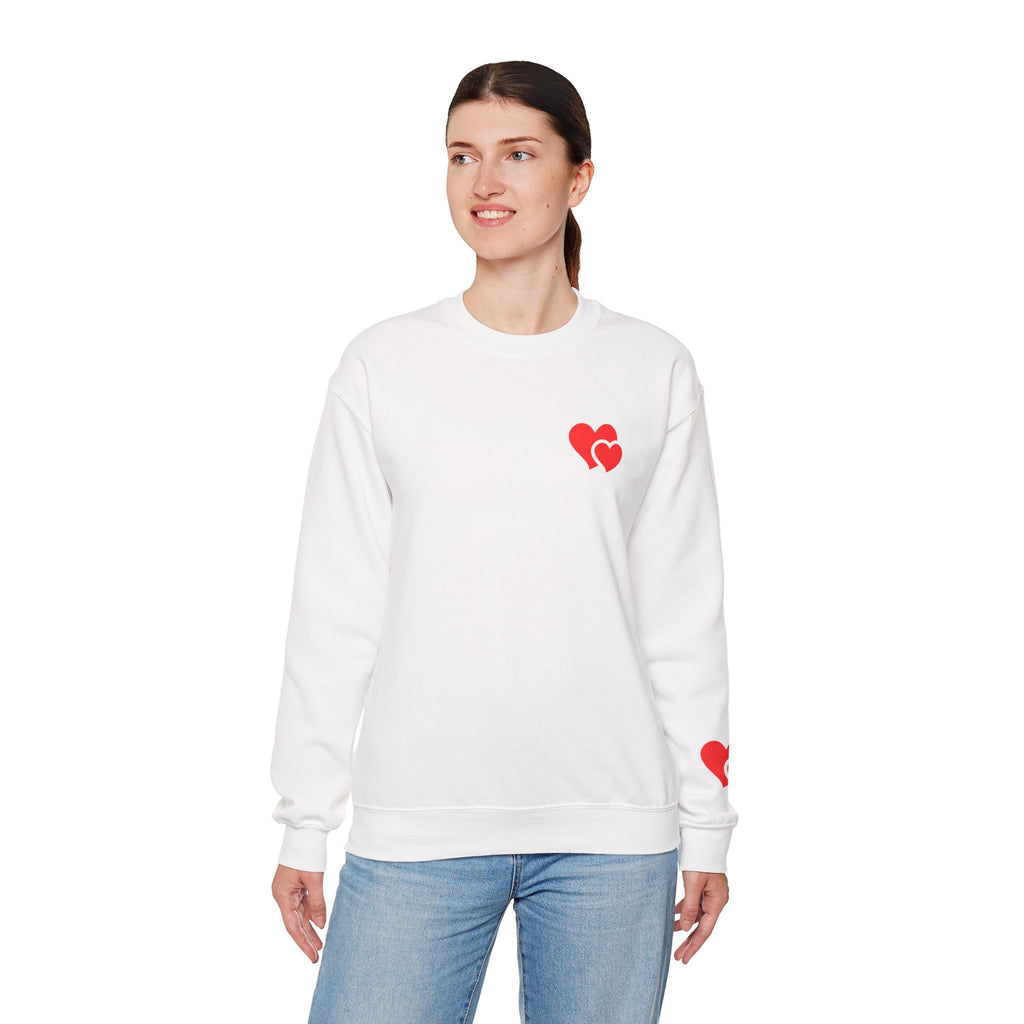 Minimal Heart Valentine Sweatshirt | Cozy Romantic Pullover