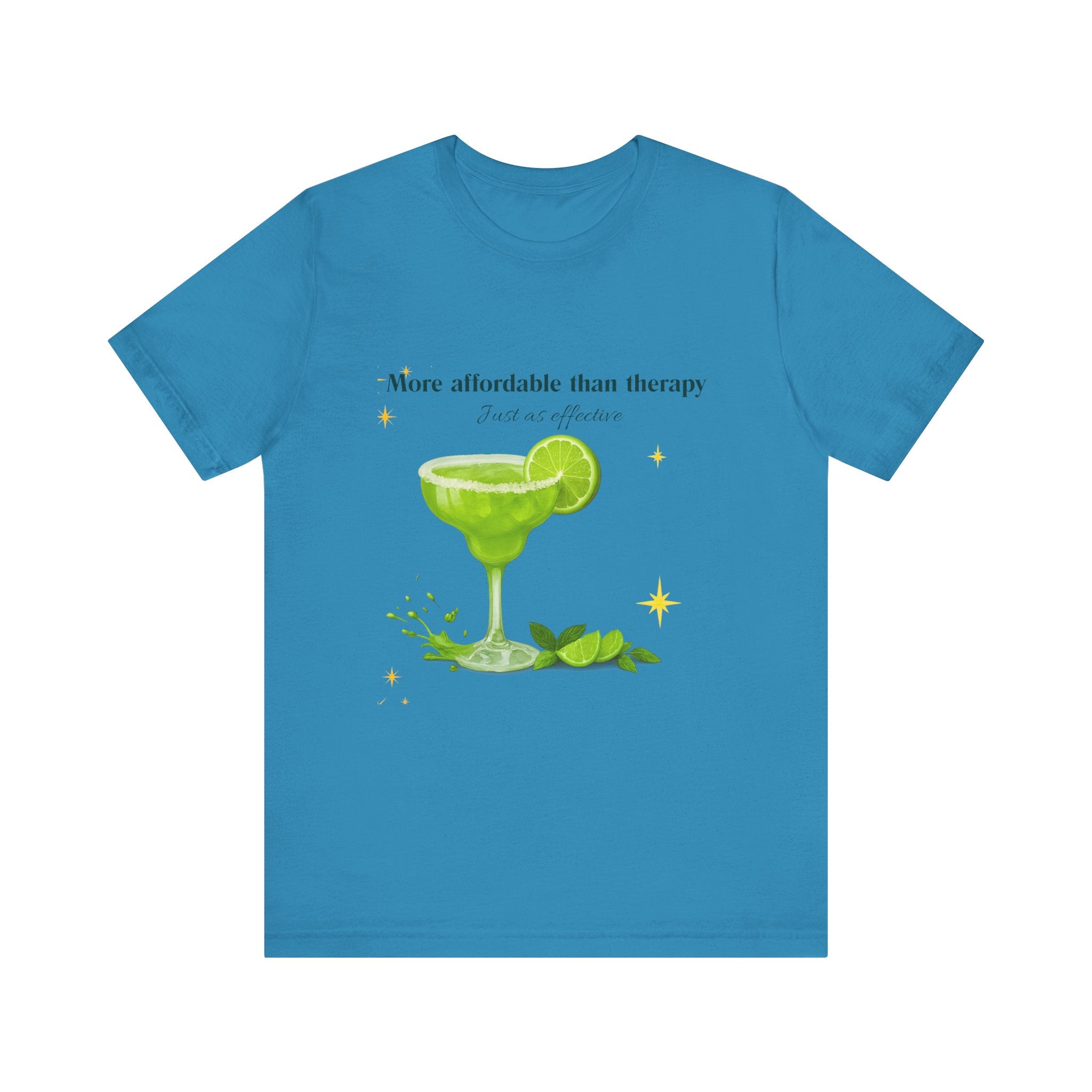 Margarita Therapy T-Shirt – Funny Summer Cocktail Tee, Unisex Humor Shirt for Taco Tuesday, Girls Brunch, or Beach Vibes