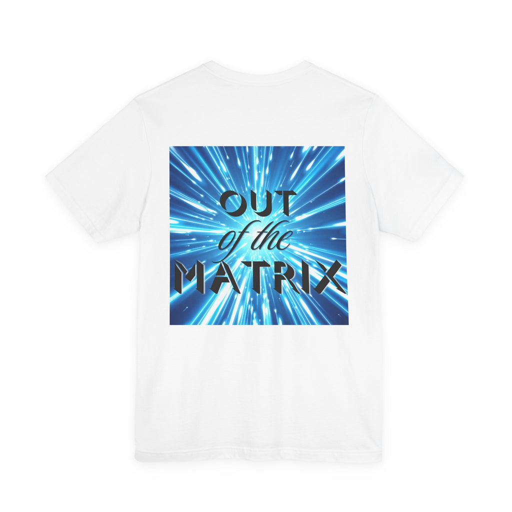 Out of the Matrix – Futuristic Graphic Statement T-Shirt