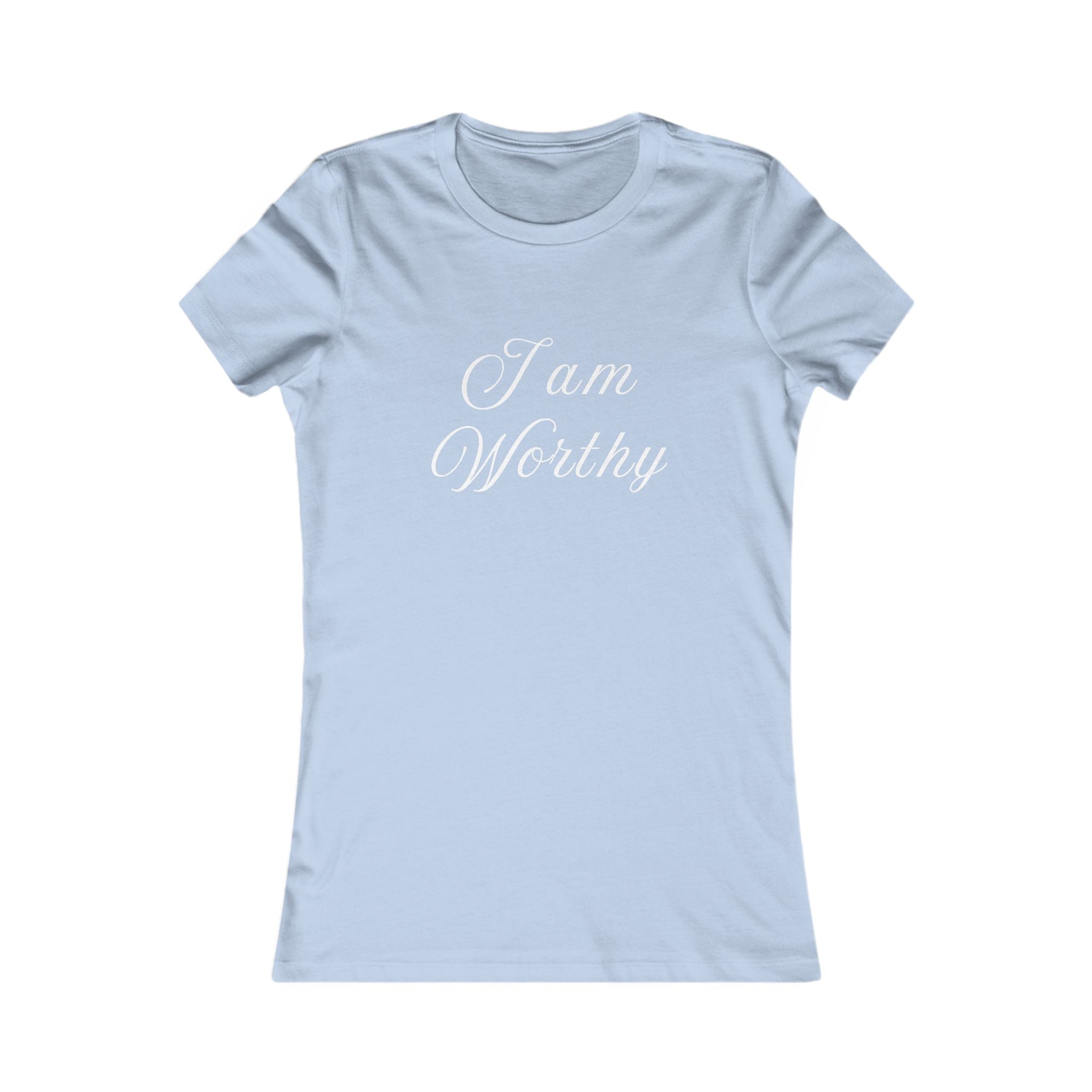 I Am Worthy T-Shirt for Women | Self Love Affirmation Tee | Aesthetic Graphic Shirt