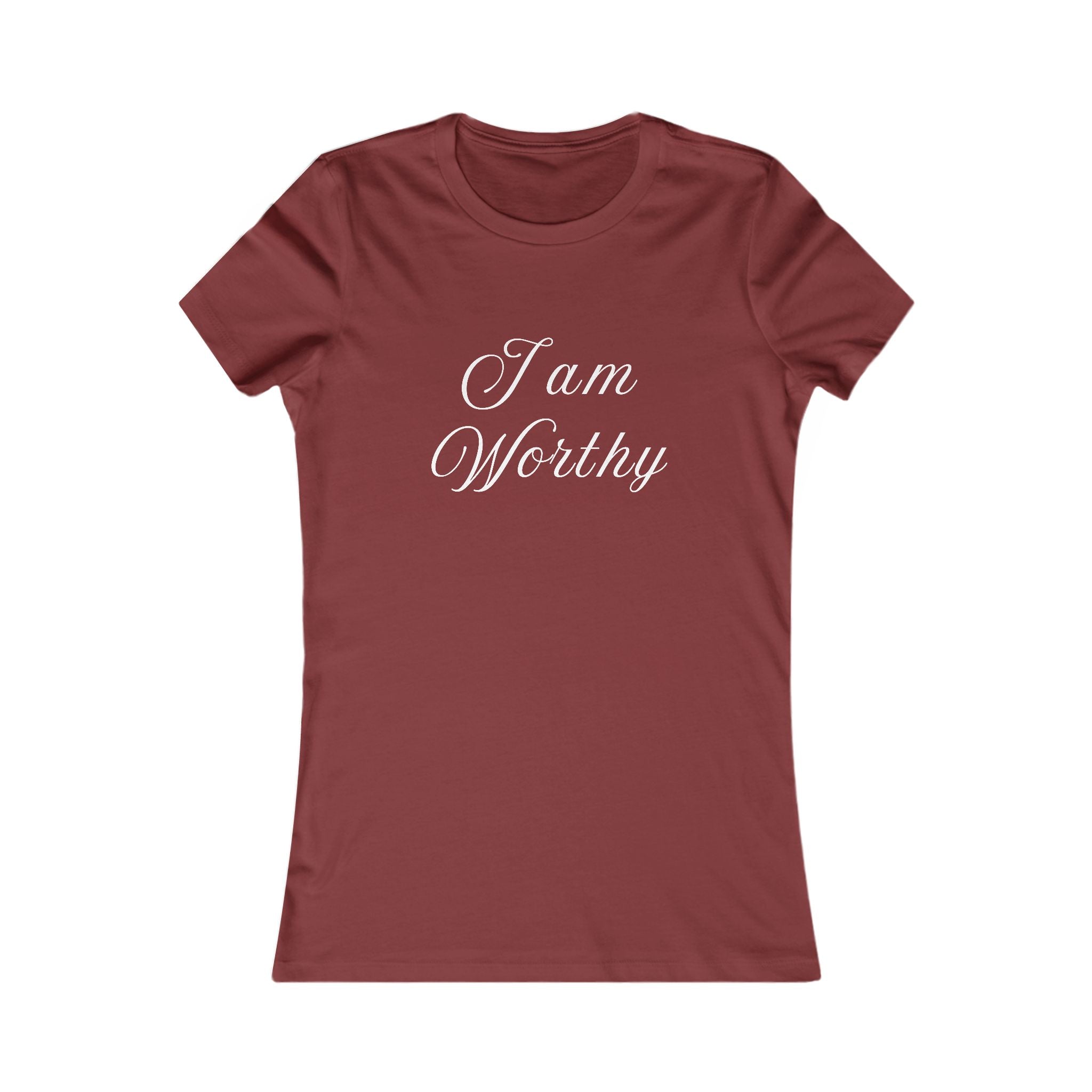 I Am Worthy T-Shirt for Women | Self Love Affirmation Tee | Aesthetic Graphic Shirt