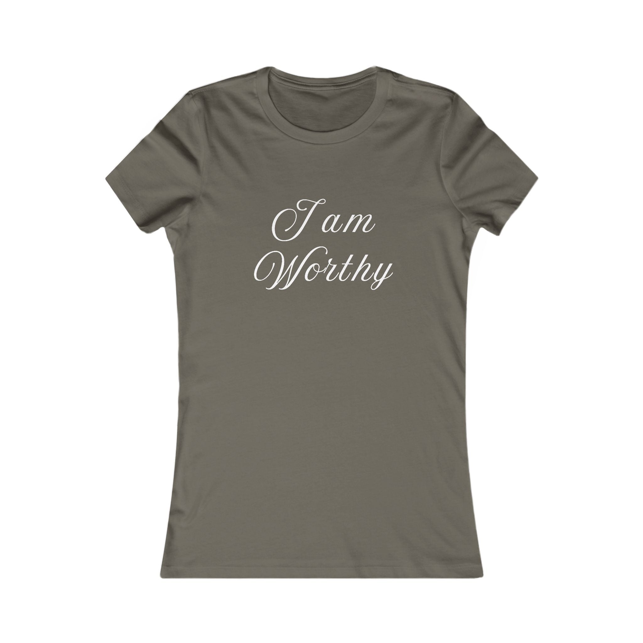 I Am Worthy T-Shirt for Women | Self Love Affirmation Tee | Aesthetic Graphic Shirt