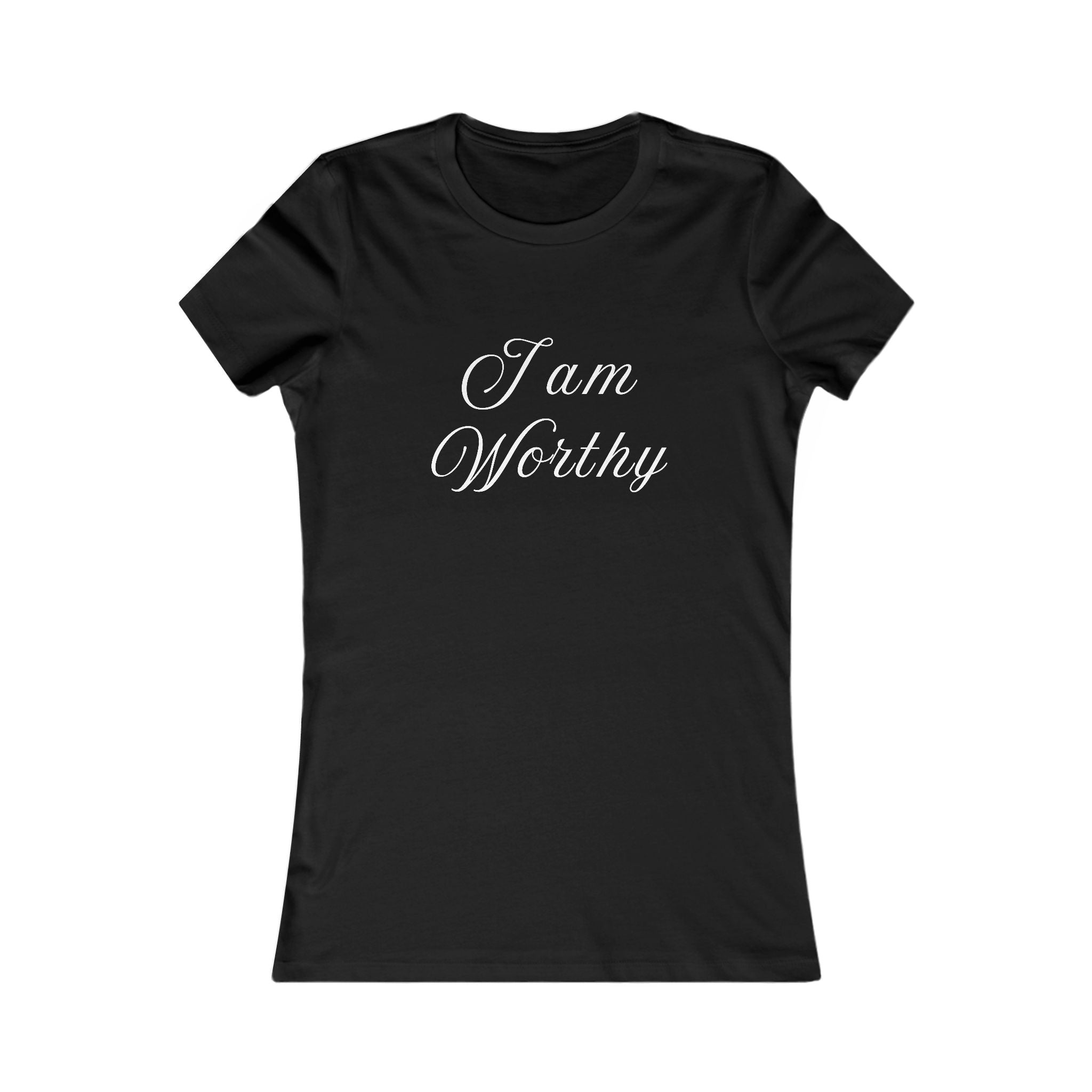 I Am Worthy T-Shirt for Women | Self Love Affirmation Tee | Aesthetic Graphic Shirt