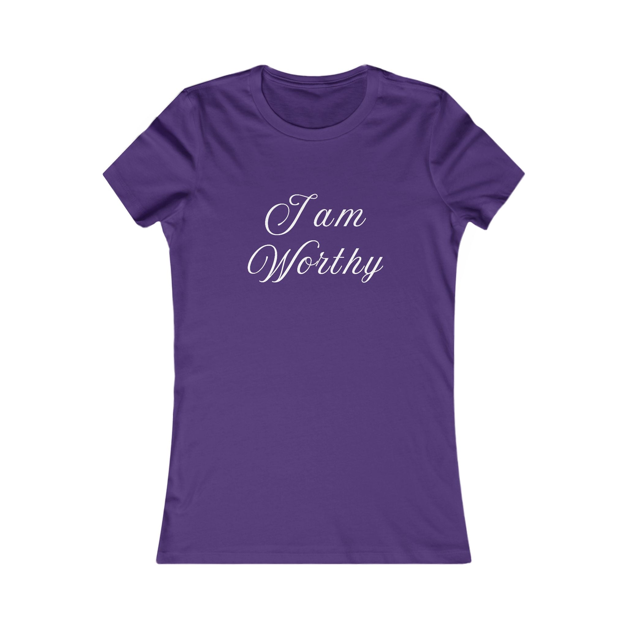 I Am Worthy T-Shirt for Women | Self Love Affirmation Tee | Aesthetic Graphic Shirt