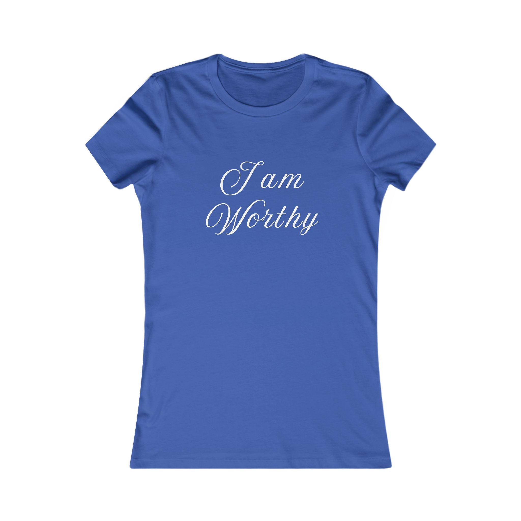 I Am Worthy T-Shirt for Women | Self Love Affirmation Tee | Aesthetic Graphic Shirt