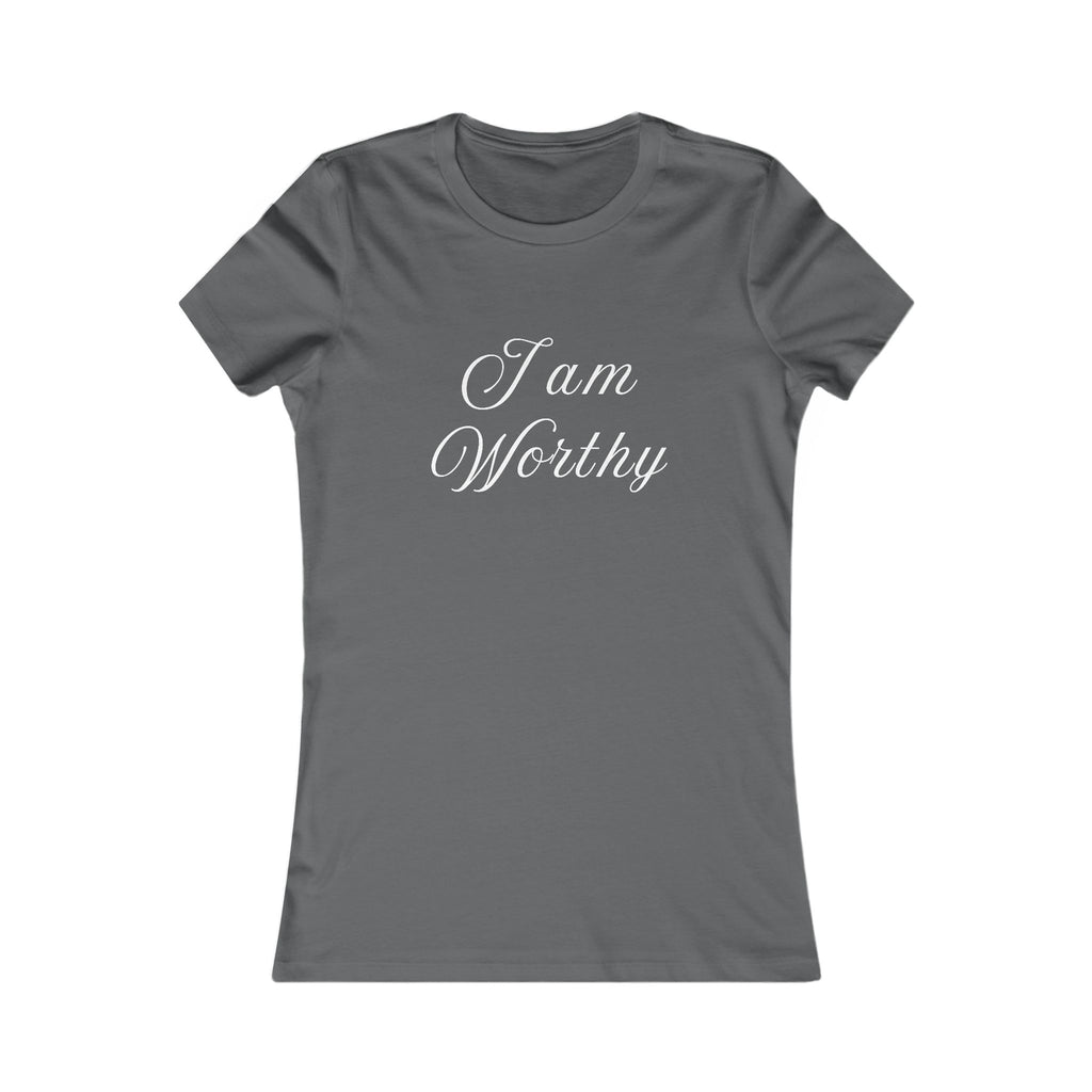 I Am Worthy T-Shirt for Women | Self Love Affirmation Tee | Aesthetic Graphic Shirt