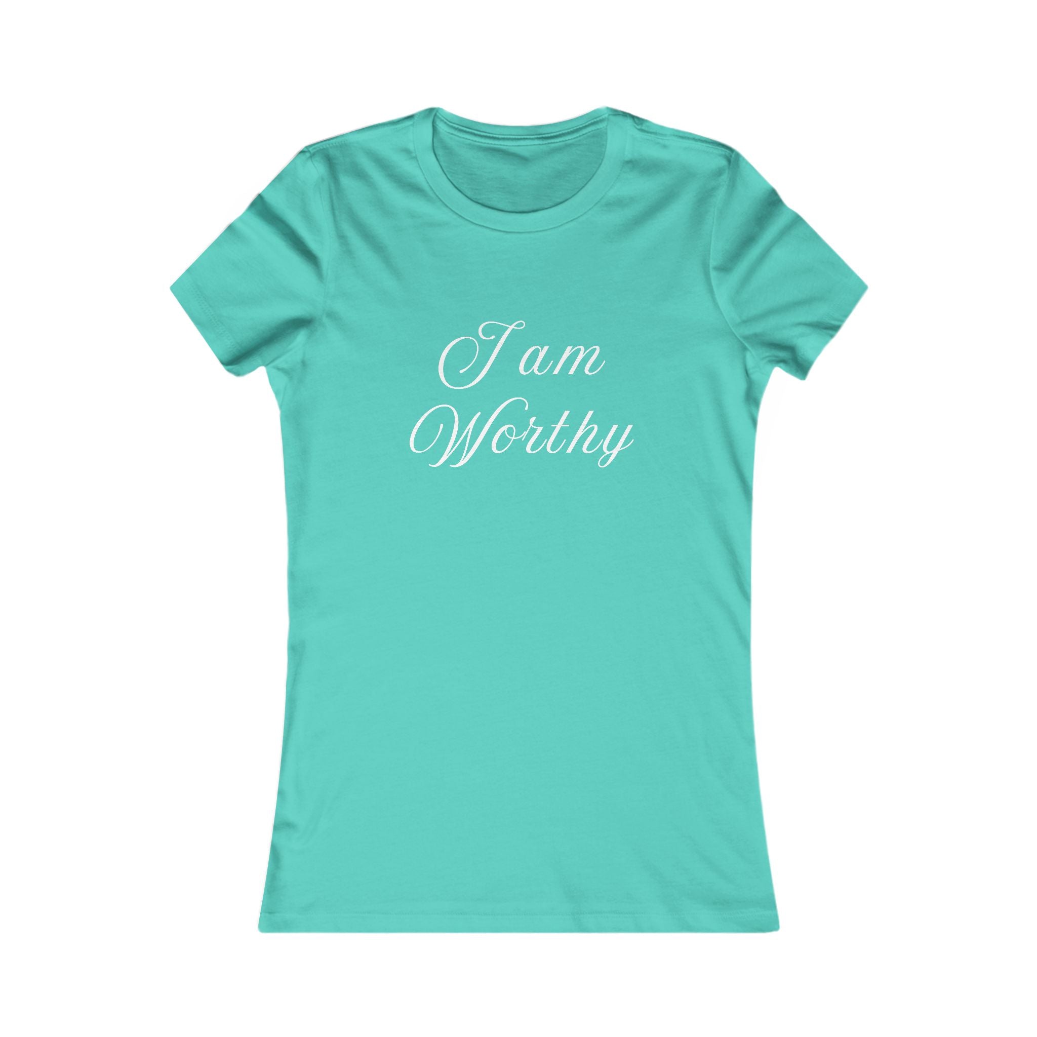 I Am Worthy T-Shirt for Women | Self Love Affirmation Tee | Aesthetic Graphic Shirt