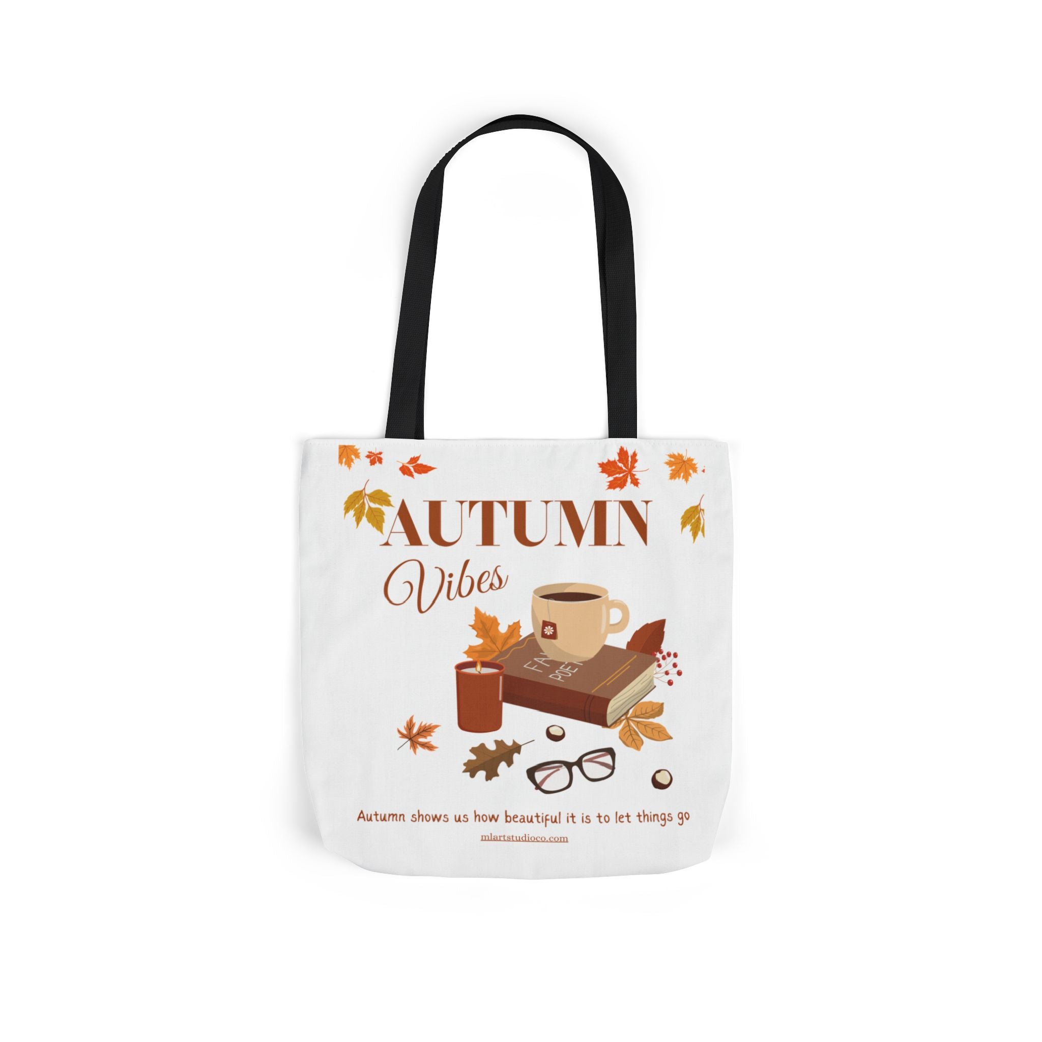 Autumn Vibes Tote Bag – Fall Canvas Shopping Bag, Seasonal Eco-Friendly Gift
