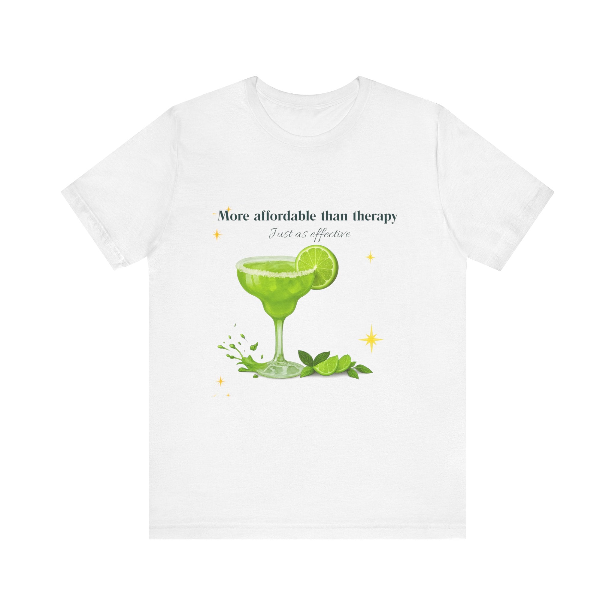Margarita Therapy T-Shirt – Funny Summer Cocktail Tee, Unisex Humor Shirt for Taco Tuesday, Girls Brunch, or Beach Vibes