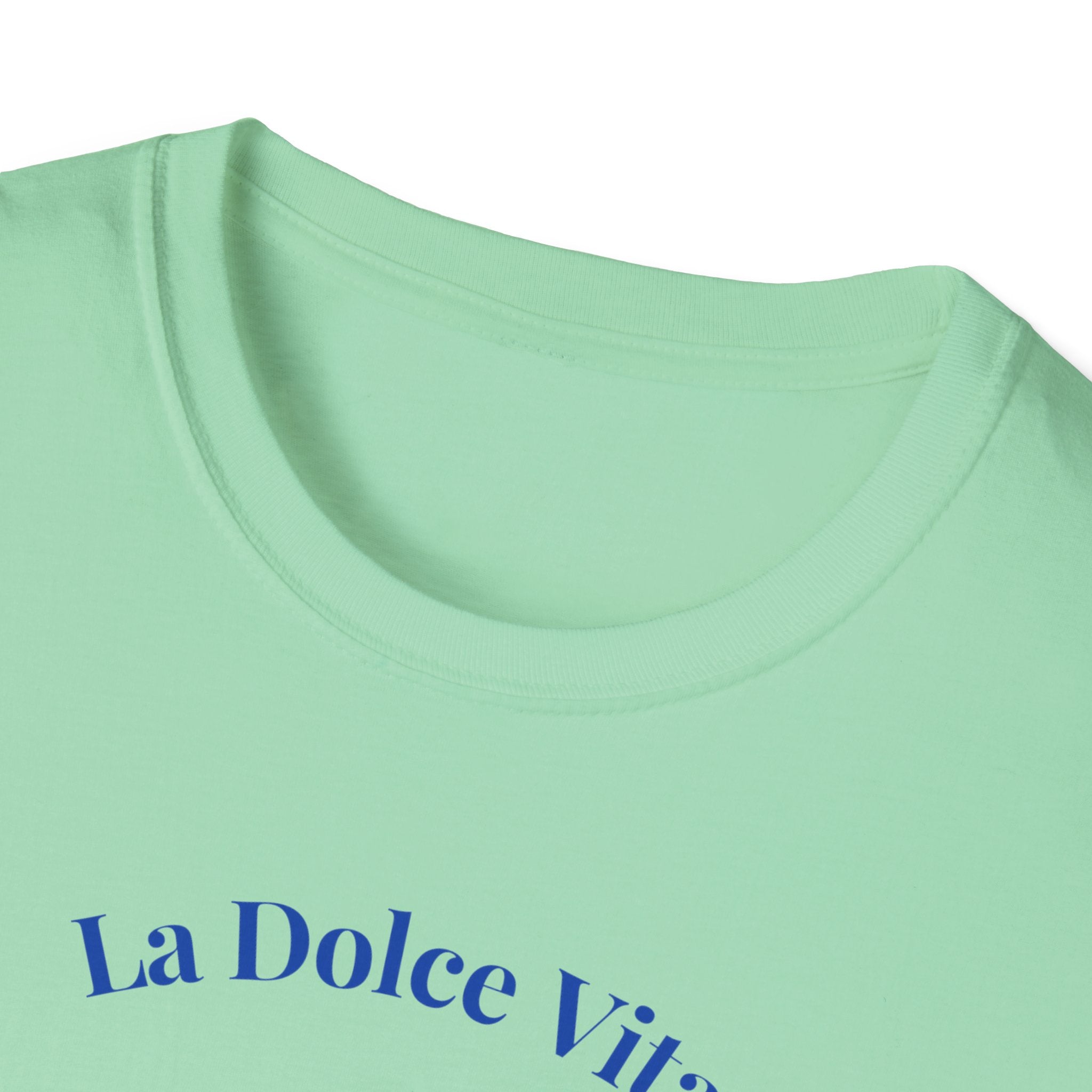 La Dolce Vita Graphic Tee | Floral Lemon & Lavender T-Shirt | Unisex Softstyle.
