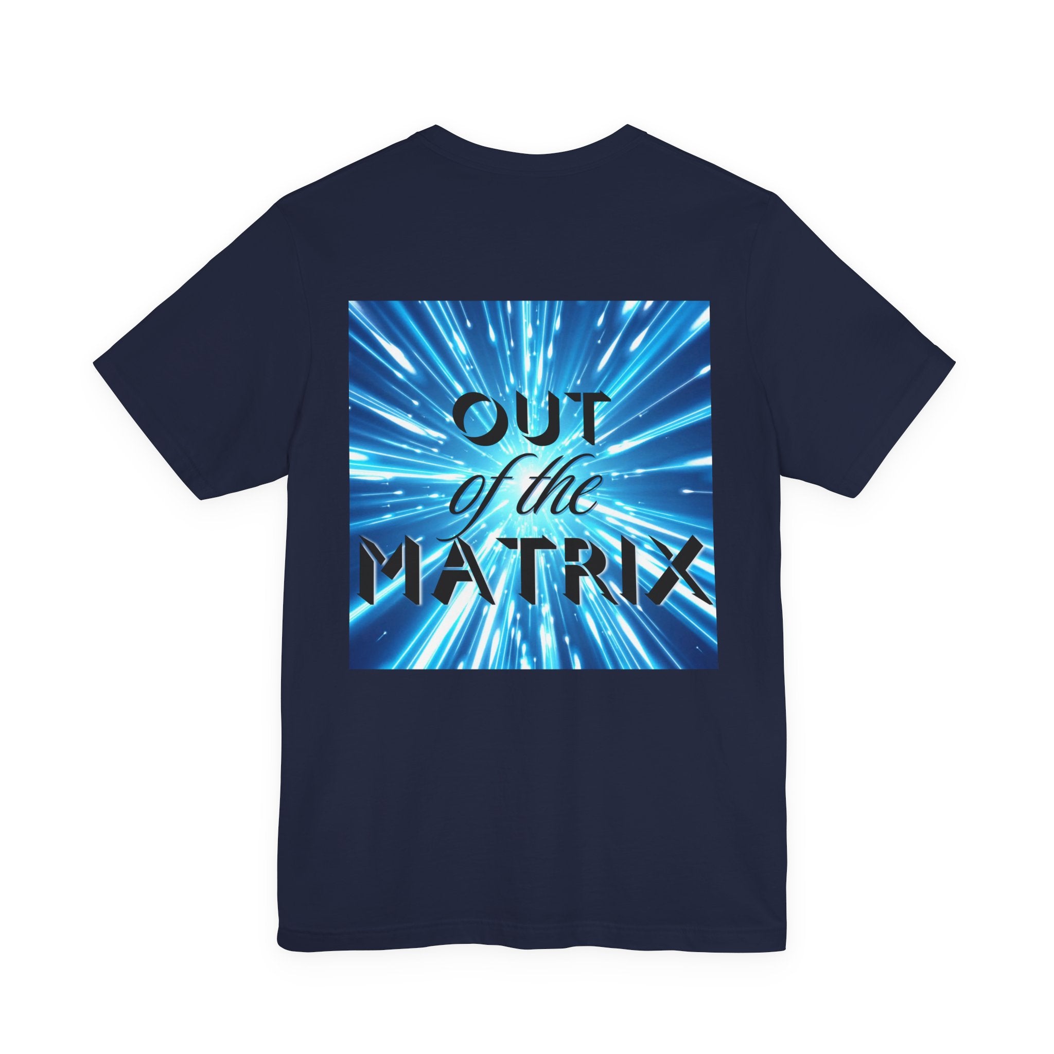Out of the Matrix – Futuristic Graphic Statement T-Shirt