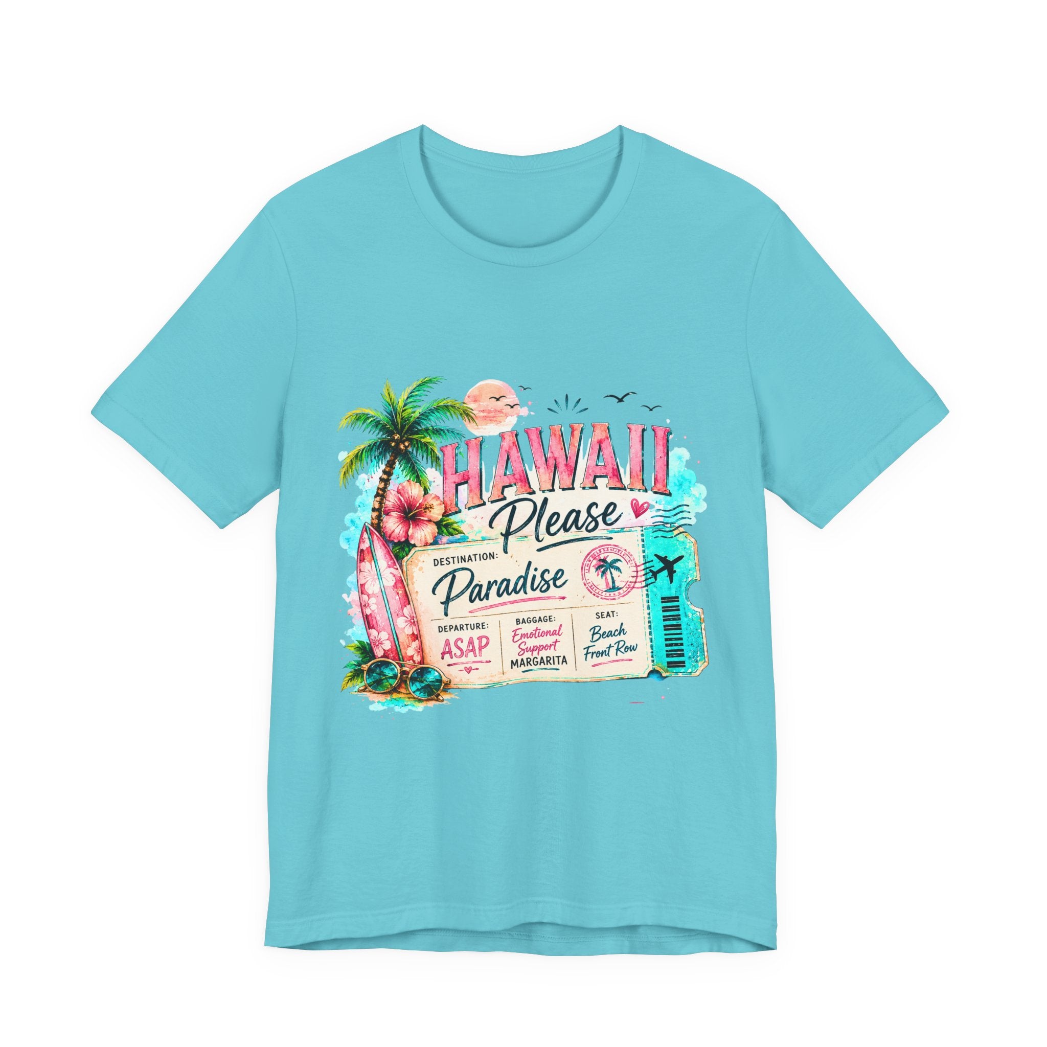 Hawaii Please Paradise Vintage Surf T-Shirt