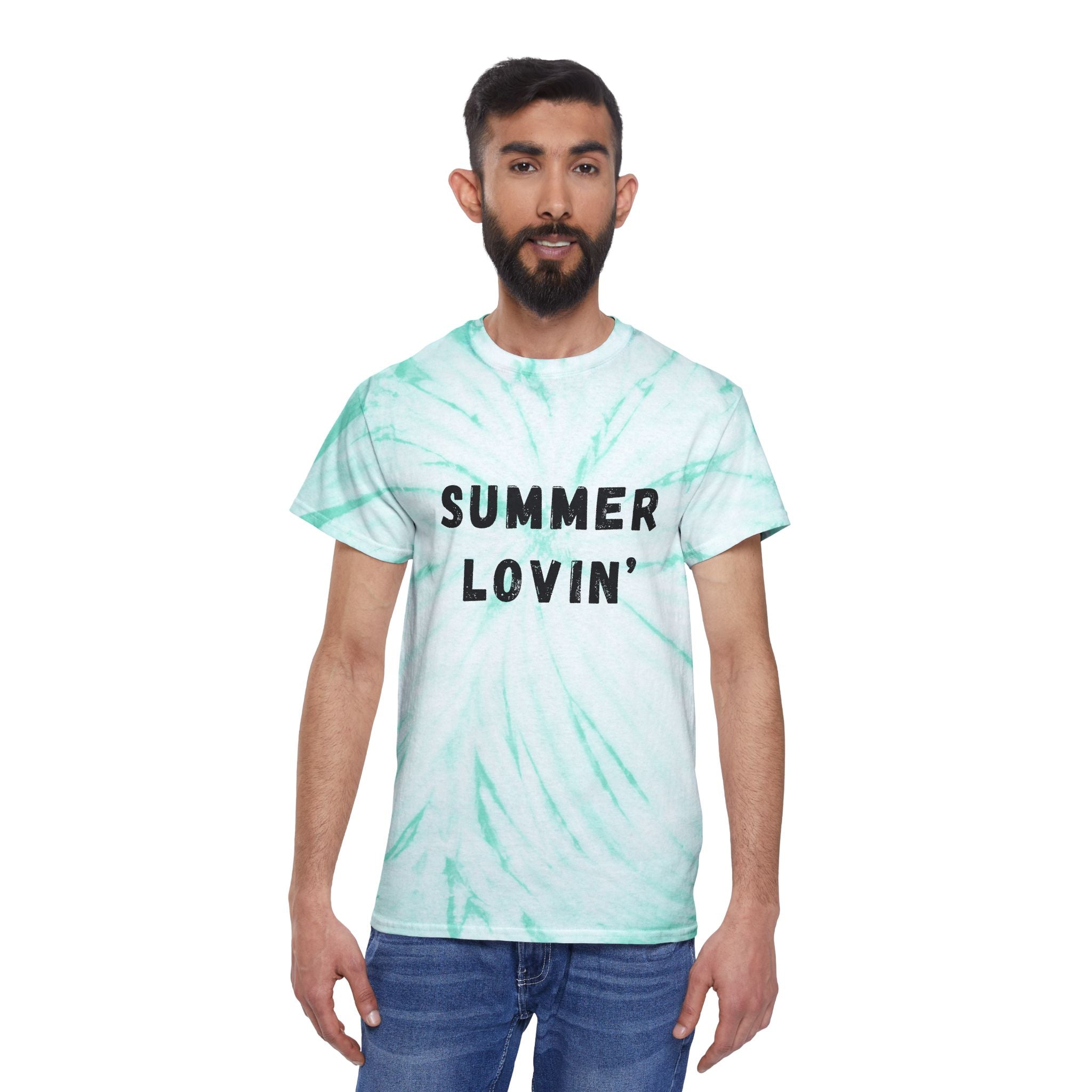 Custom Summer Lovin Tie-Dye T-Shirt | Personalized Retro Style Cyclone Tee