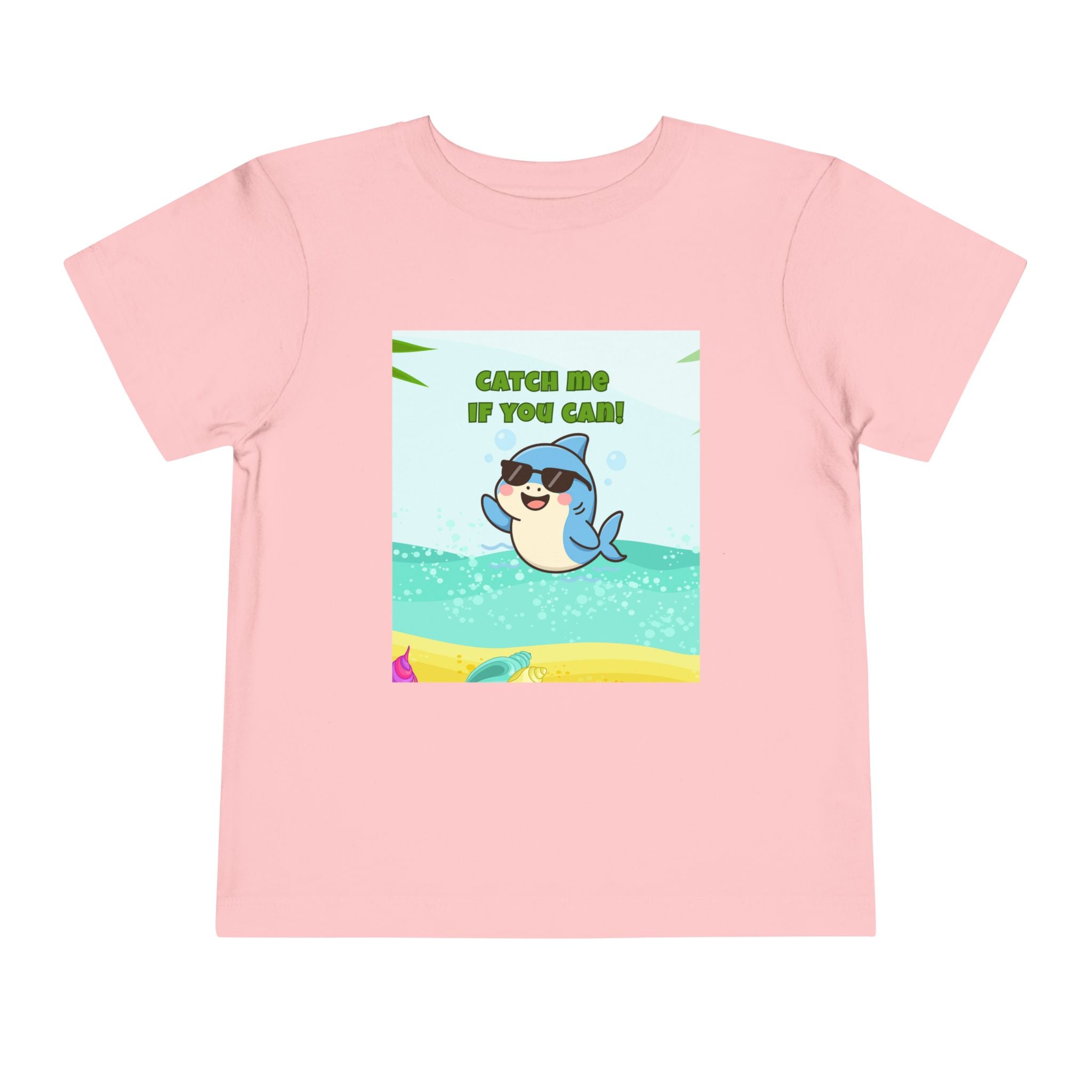 Catch Me If You Can Shark T-Shirt – Cute Toddler Tee, Fun Summer Kids Shirt