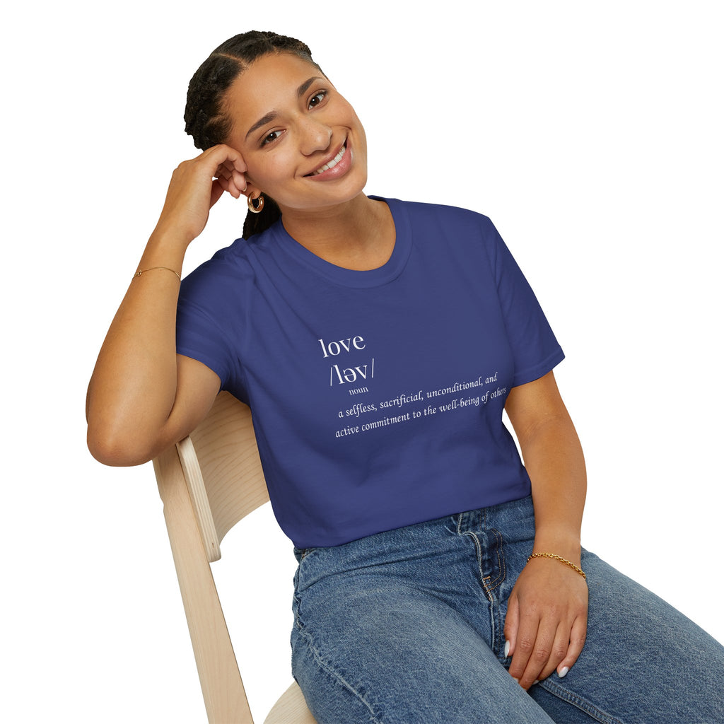 Love Definition T-Shirt | Meaningful Minimalist Graphic Tee