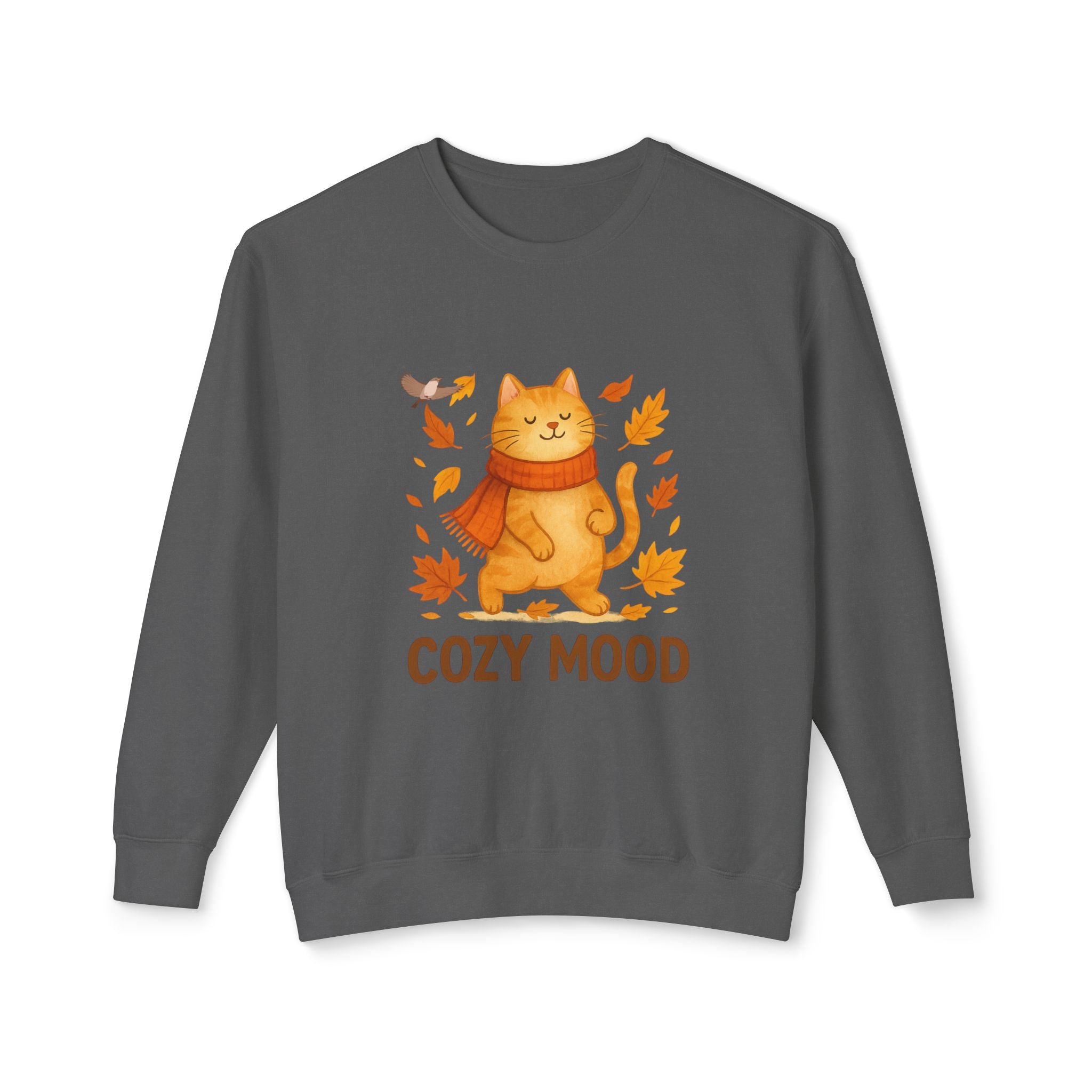 Cozy Cat Lover Crewneck Sweatshirt – Unisex Fall Pullover, Casual Wear & Gift Idea