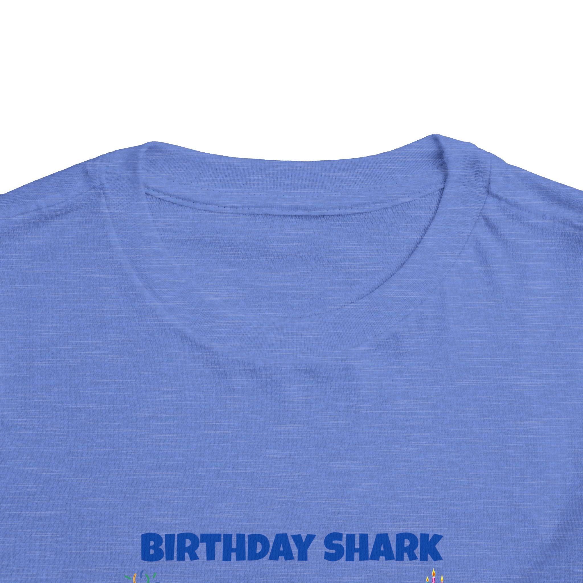 Personalized Birthday Shark TShirt for Kids  Custom Name and Age  Cute Ocean Theme Toddler Tee