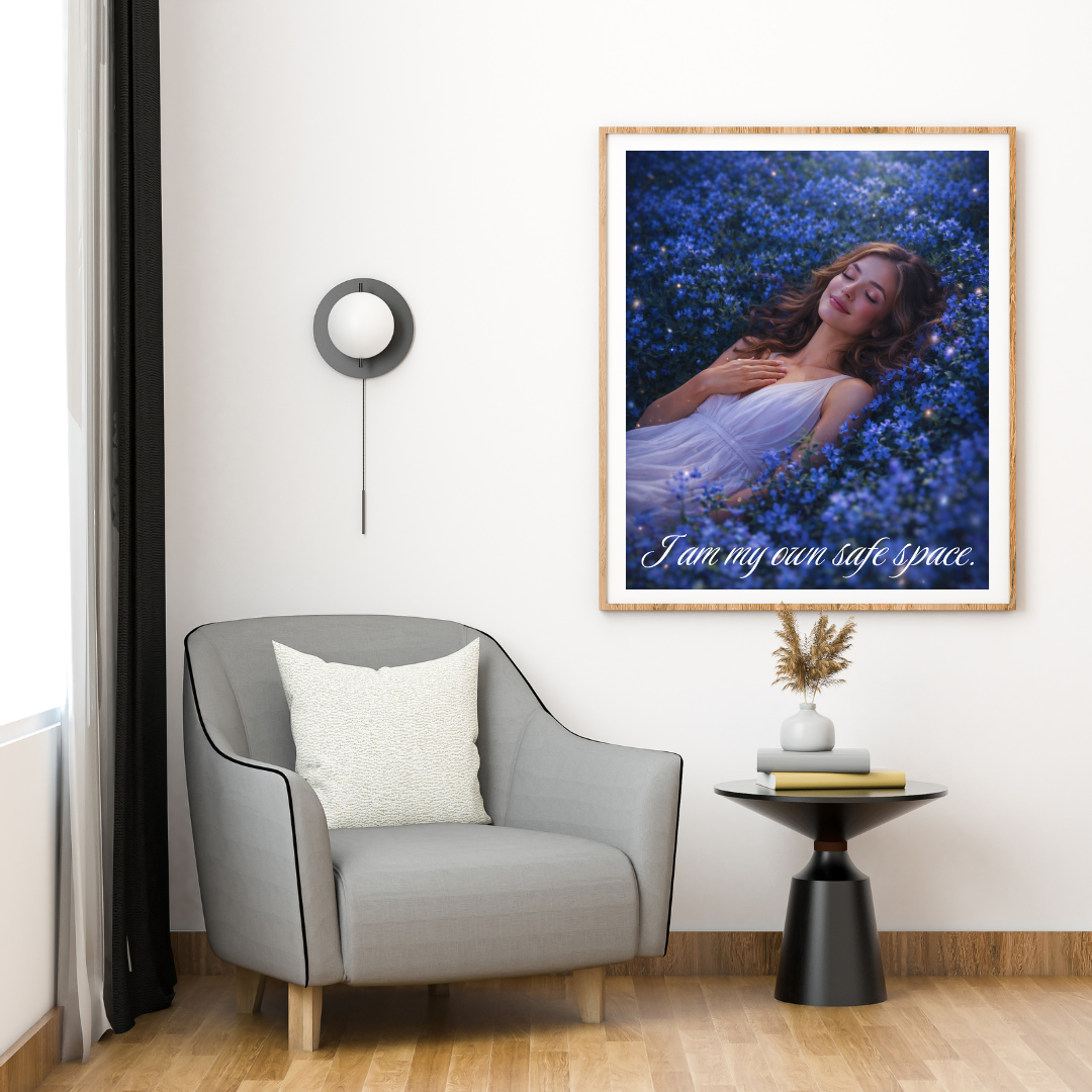 I Am My Own Safe Space Printable | Self Love Affirmation Wall Art