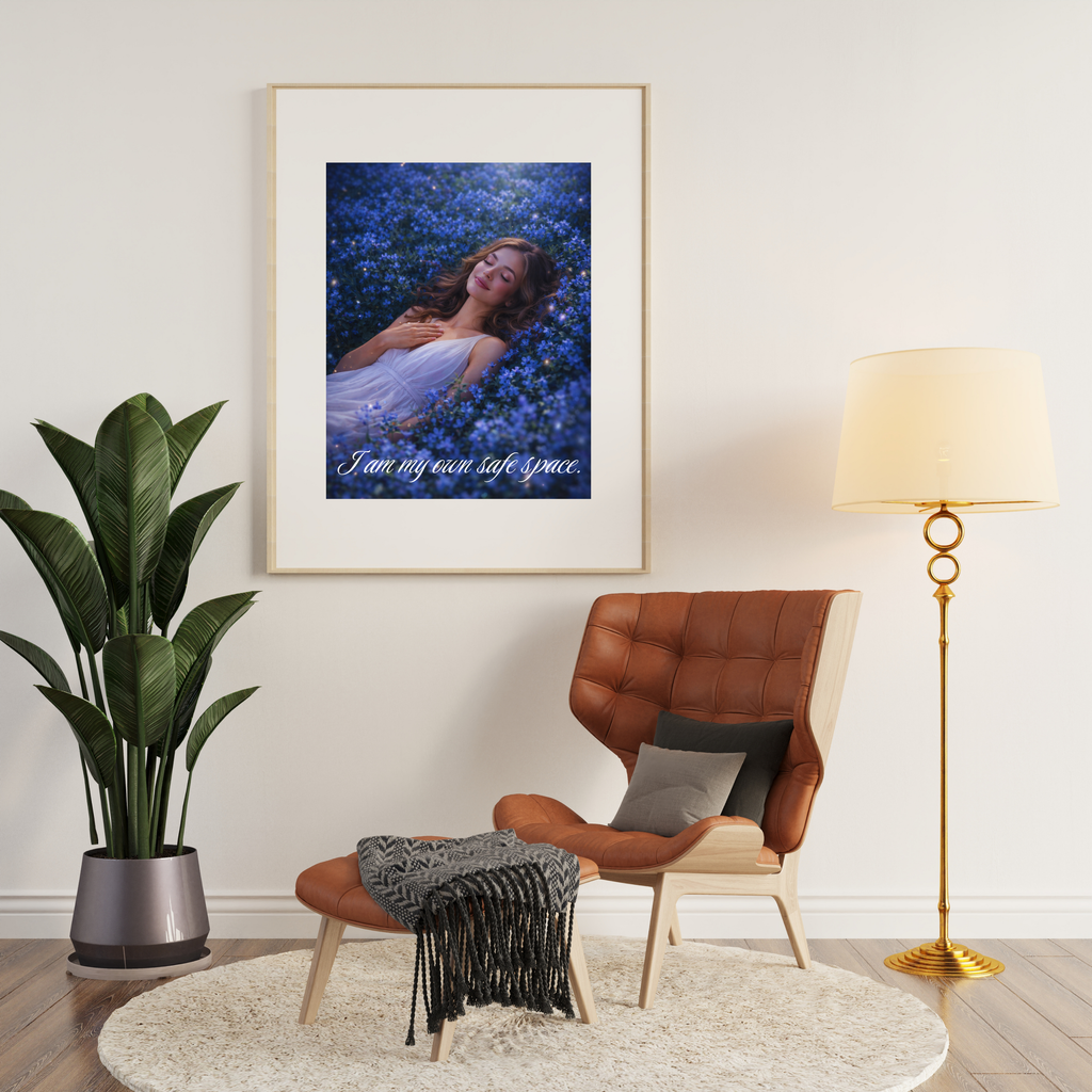 I Am My Own Safe Space Printable | Self Love Affirmation Wall Art