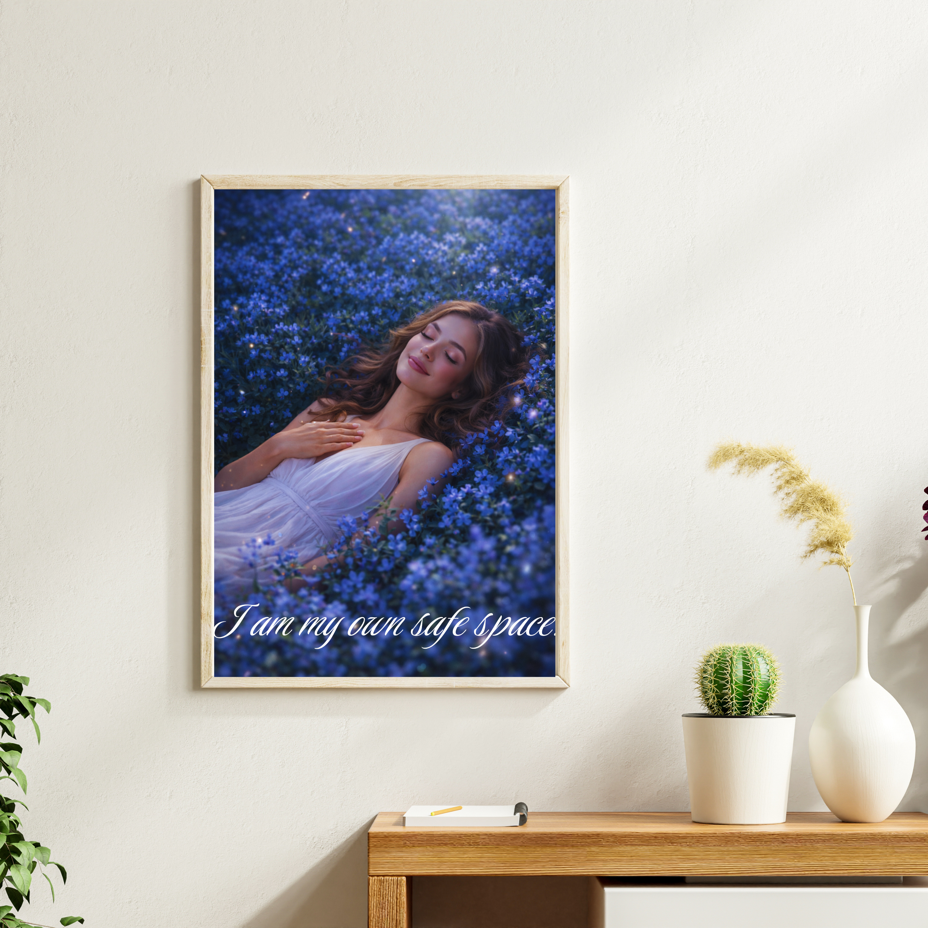 I Am My Own Safe Space Printable | Self Love Affirmation Wall Art