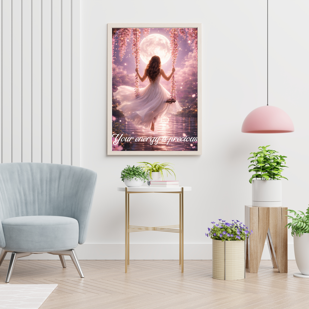 Your Energy Is Precious Printable | Self Love Affirmation Wall Art