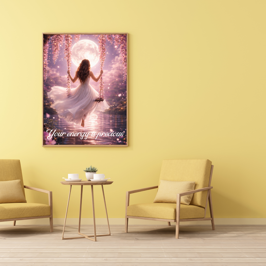Your Energy Is Precious Printable | Self Love Affirmation Wall Art