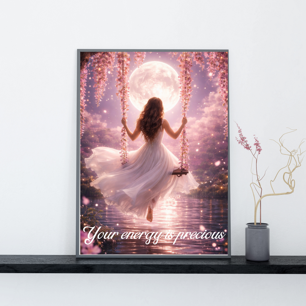 Your Energy Is Precious Printable | Self Love Affirmation Wall Art