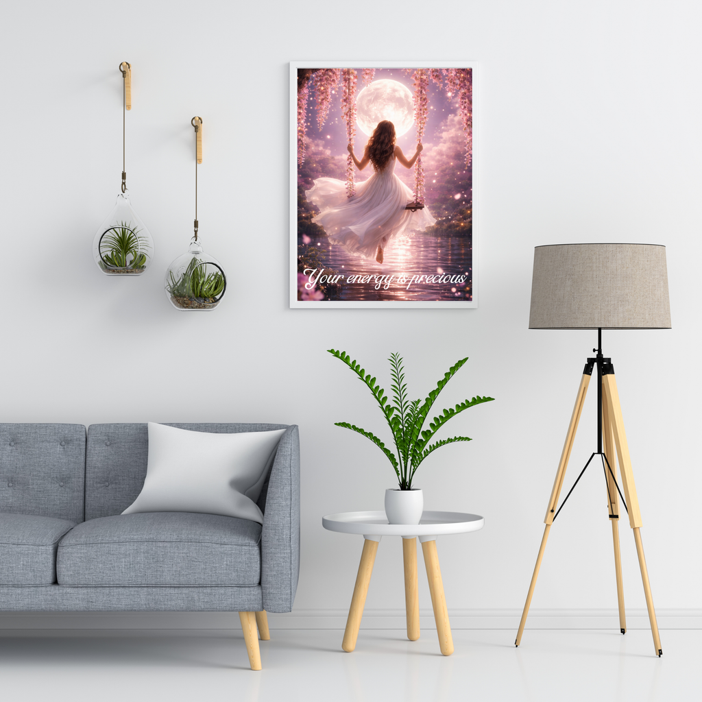 Your Energy Is Precious Printable | Self Love Affirmation Wall Art