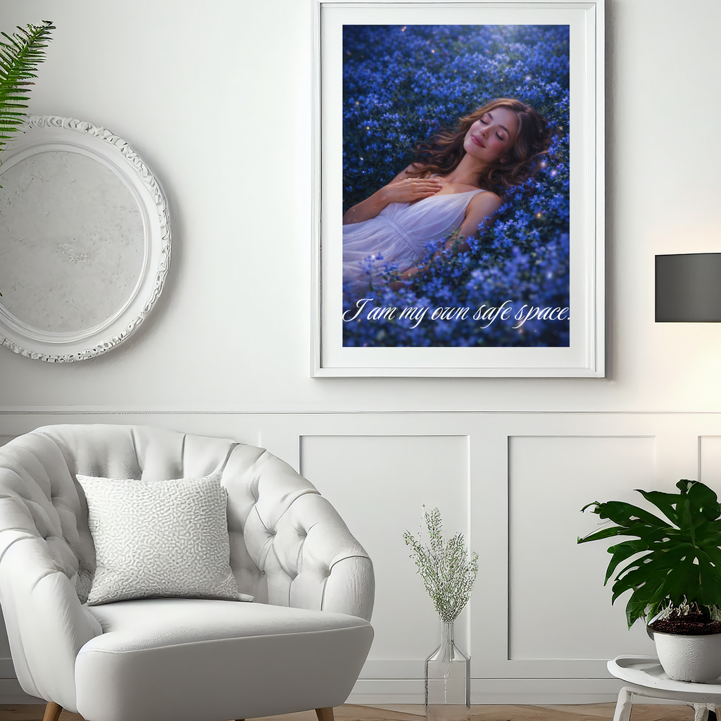 I Am My Own Safe Space Printable | Self Love Affirmation Wall Art