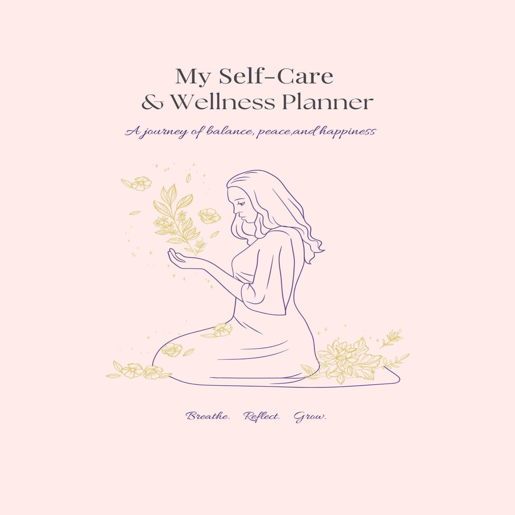 Printable Self-Care Planner PDF | Mental Health & Wellness Journal | Daily Affirmations, Gratitude, Habit Tracker, Vision Board