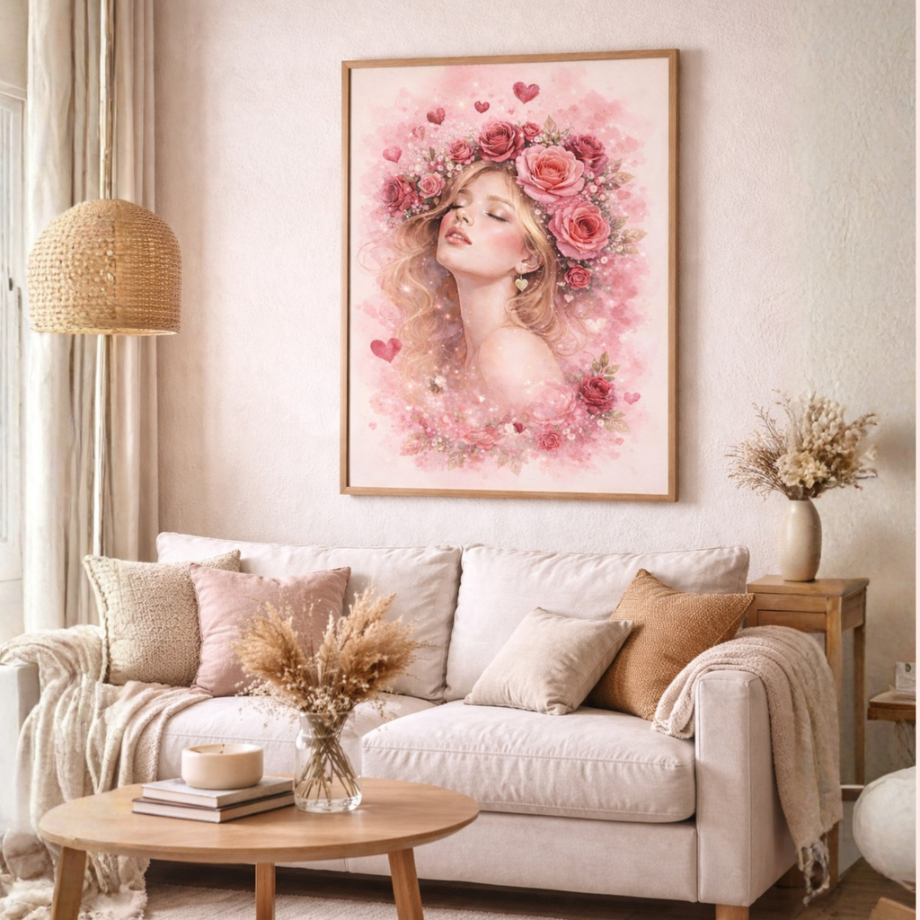 I Am Surrounded by Love – Printable Wall Art | Valentine’s Day Digital Download