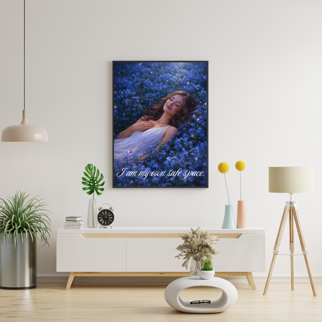 I Am My Own Safe Space Printable | Self Love Affirmation Wall Art