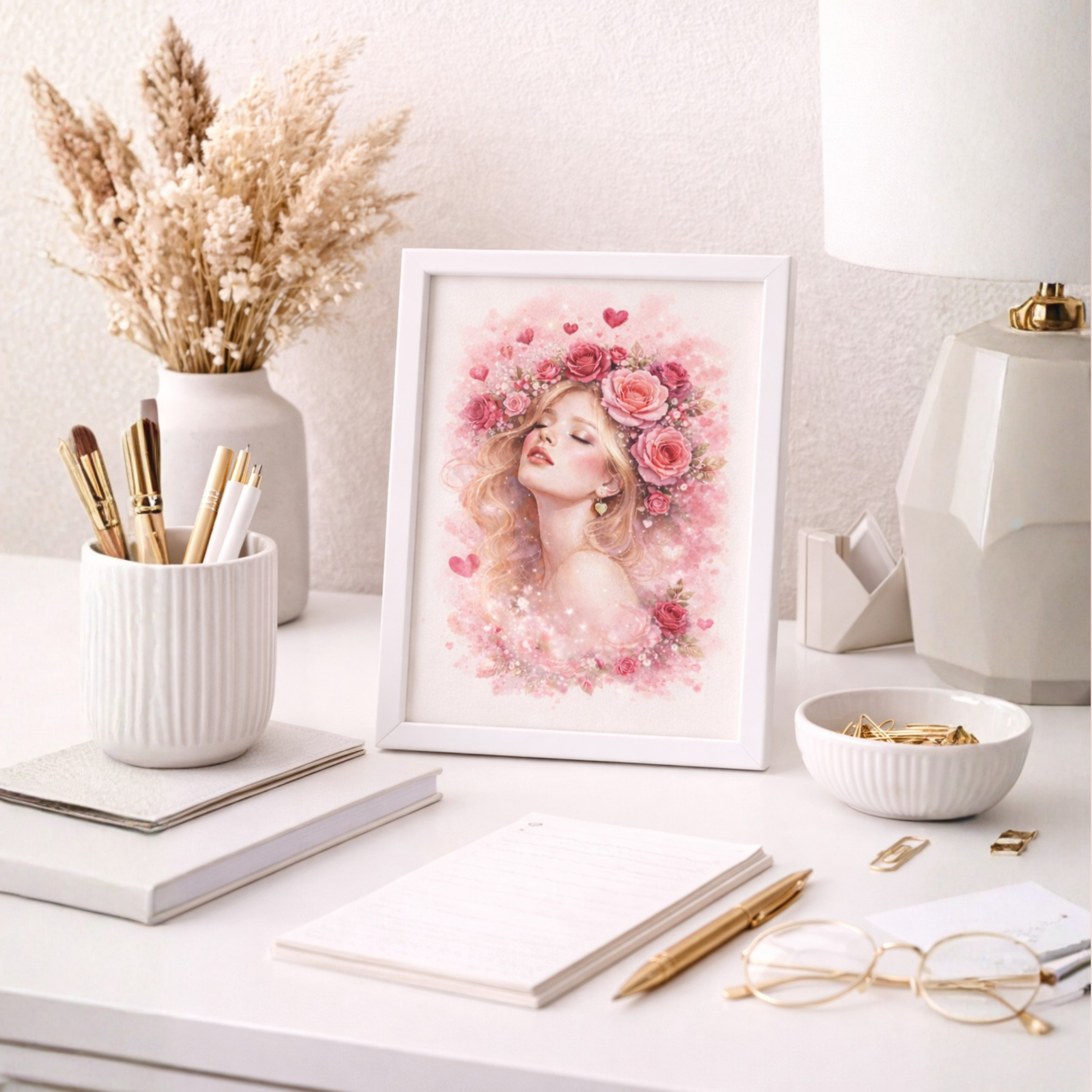 I Am Surrounded by Love – Printable Wall Art | Valentine’s Day Digital Download