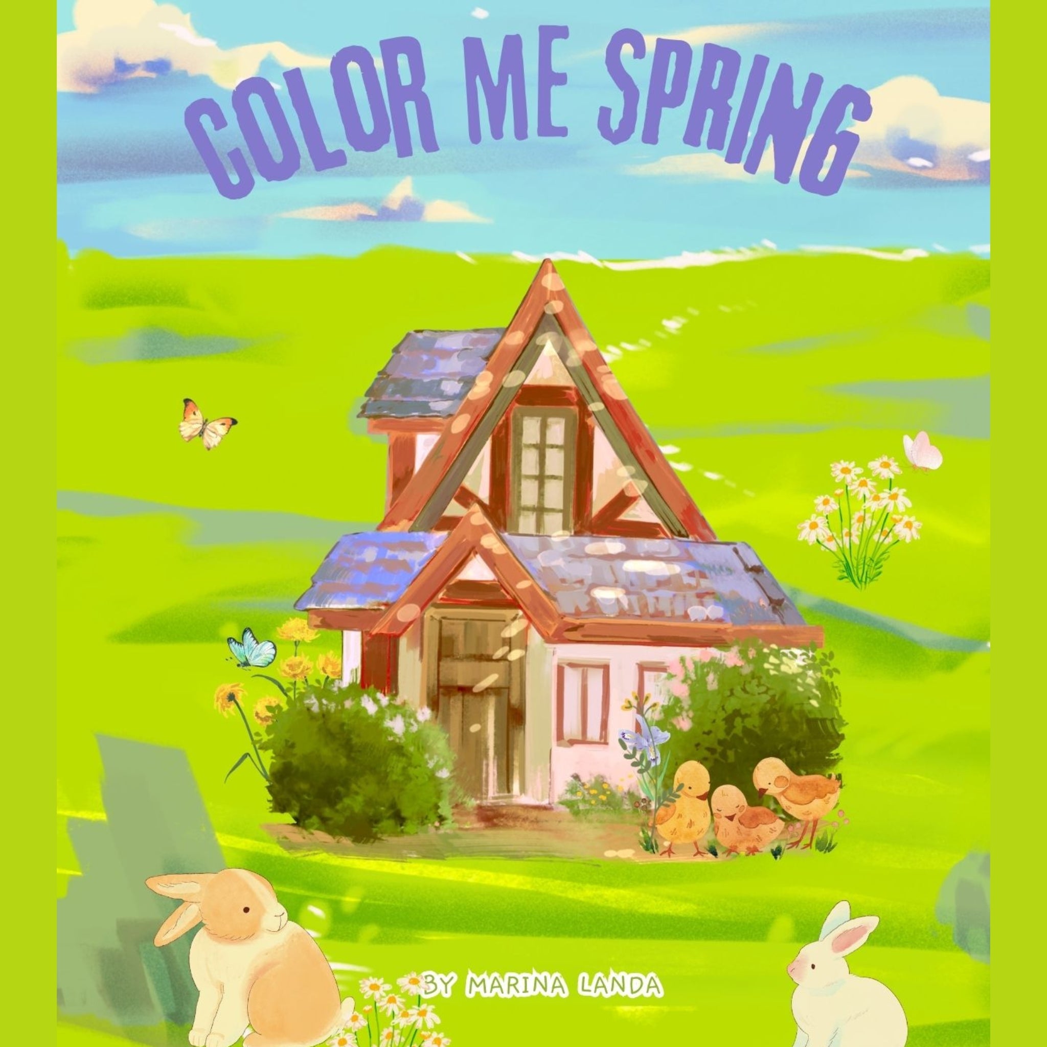 Spring & Easter Coloring Book for Kids – Pocket Printable Activity PDF