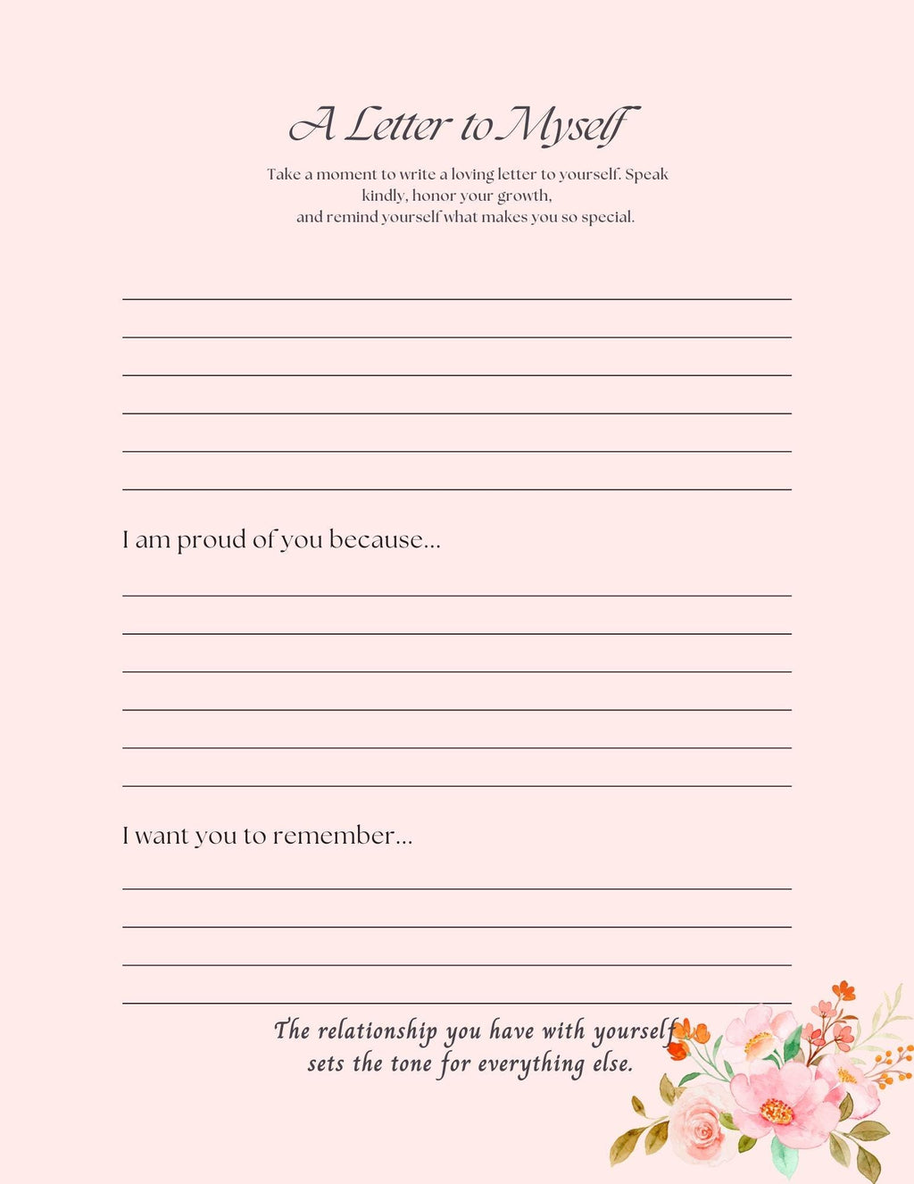 Printable Self-Care Planner PDF | Mental Health & Wellness Journal | Daily Affirmations, Gratitude, Habit Tracker, Vision Board