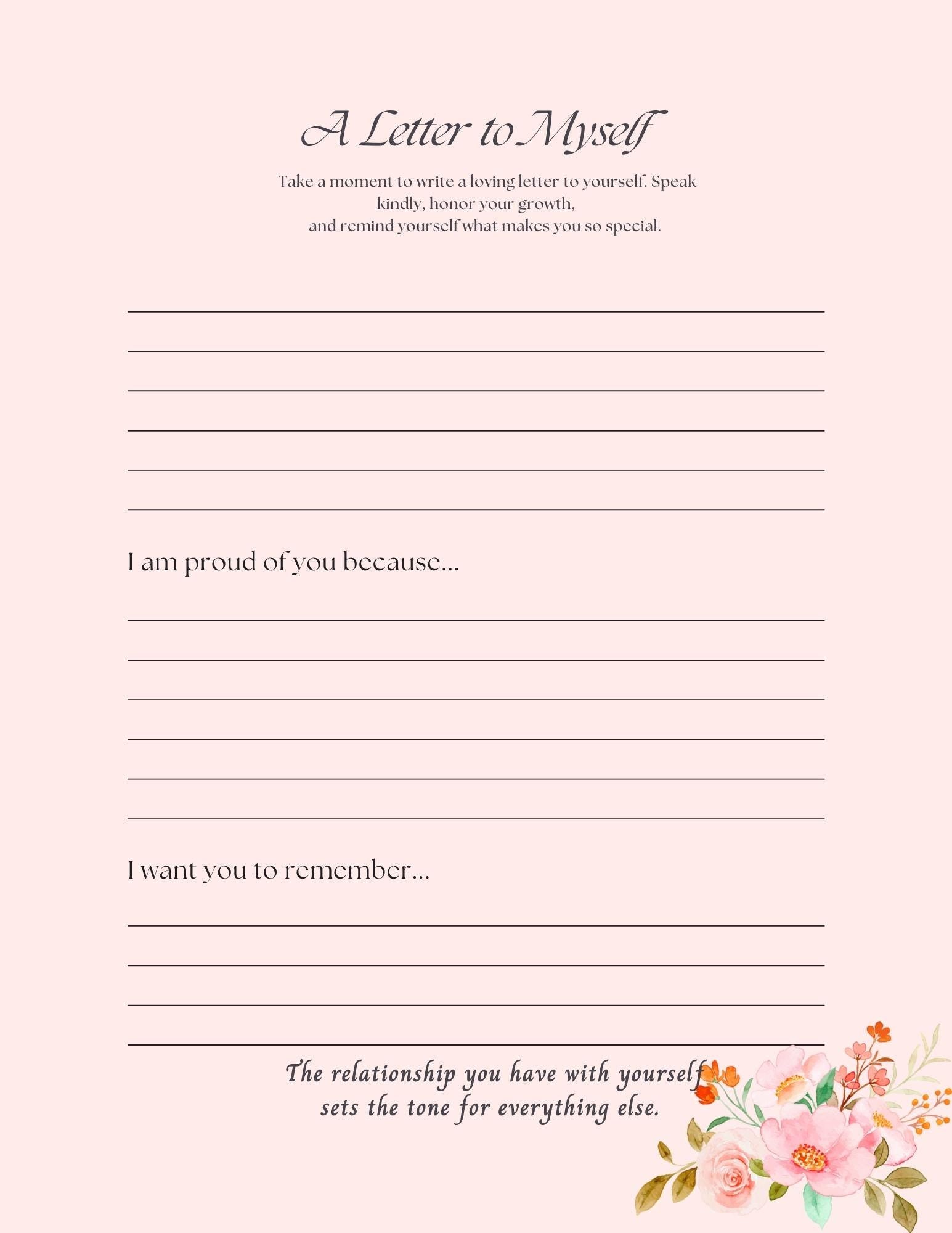 Printable Self-Care Planner PDF | Mental Health & Wellness Journal | Daily Affirmations, Gratitude, Habit Tracker, Vision Board