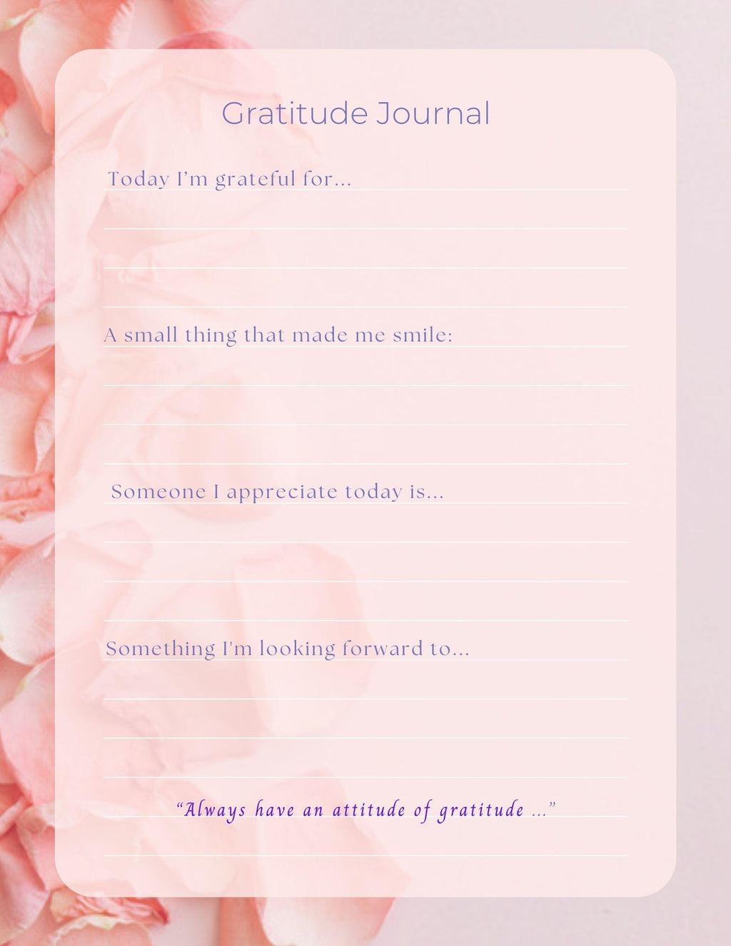 Printable Self-Care Planner PDF | Mental Health & Wellness Journal | Daily Affirmations, Gratitude, Habit Tracker, Vision Board