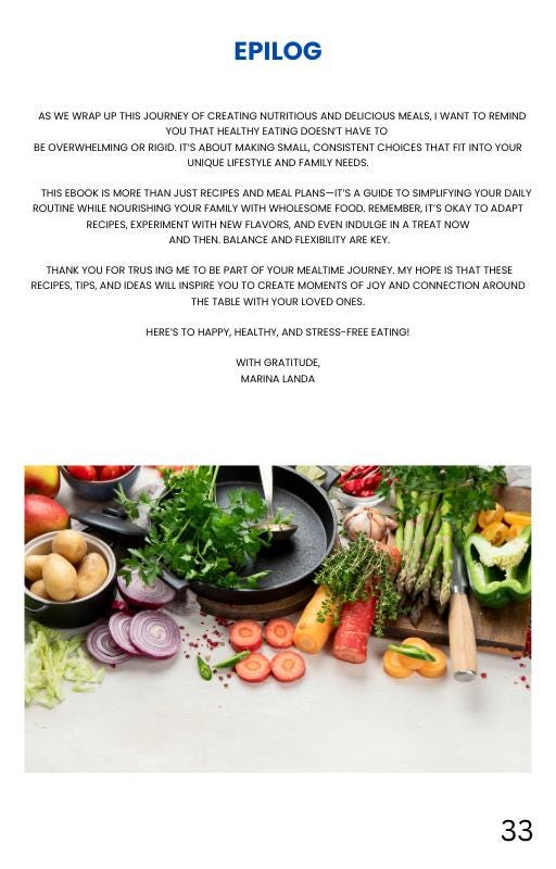 Kids Meal Plan Printable PDF | Weekly Menu for Busy Parents | Healthy Lunch & Dinner Ideas | Digital Download